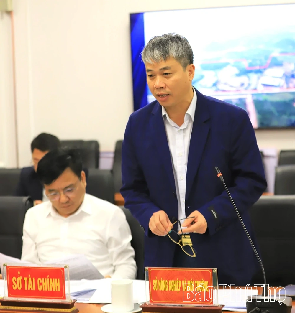 Phó Chủ tịch UBND tỉnh Phùng Thị Kim Nga chủ trì hội nghị về điều chỉnh quy hoạch các cụm công nghiệp