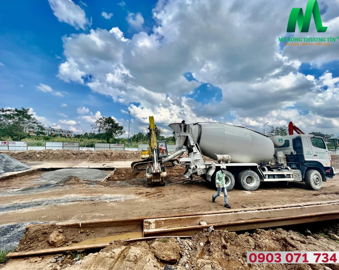 Bảng giá bê tông tươi mới nhất 2025 tại Mê Kông Thương Tín