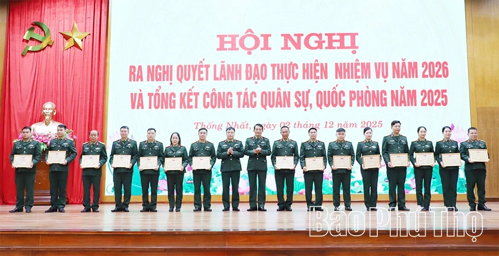 Ban Chỉ huy phòng thủ khu vực 2 - Thống Nhất: Ra Nghị quyết lãnh đạo thực hiện nhiệm vụ năm 2026 và tổng kết công tác Quân sự, Quốc phòng năm 2025