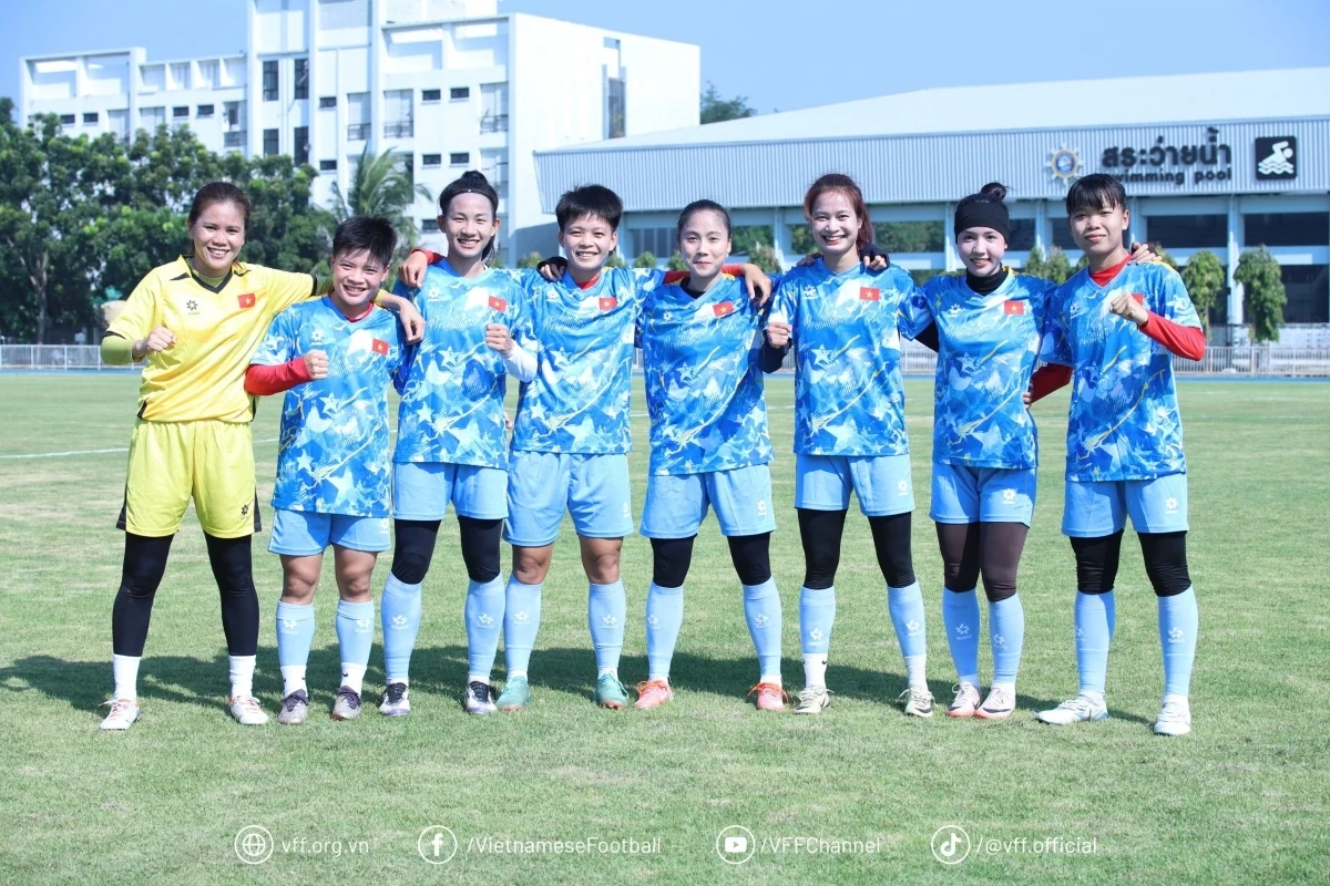 ĐT bóng đá nữ Việt Nam sẵn sàng cho kỷ lục HCV ở SEA Games 33