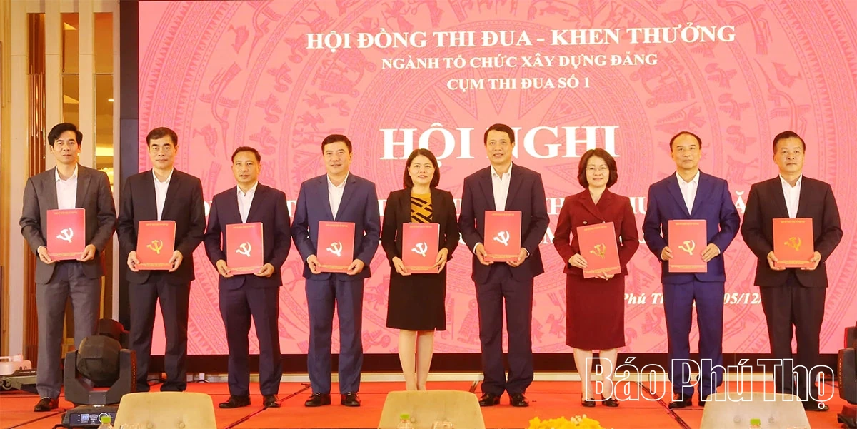 Cụm thi đua số 1, ngành Tổ chức xây dựng Đảng tổng kết công tác thi đua, khen thưởng năm 2025