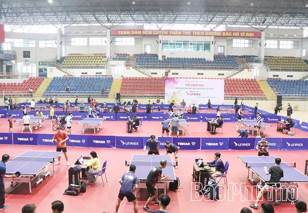 Giải bóng bàn đồng đội Phú Thọ mở rộng lần thứ I năm 2025
