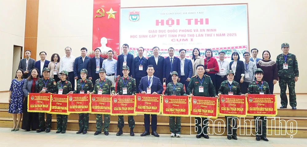 Bế mạc Hội thi Giáo dục quốc phòng và An ninh học sinh THPT lần thứ nhất, năm 2025 cụm I