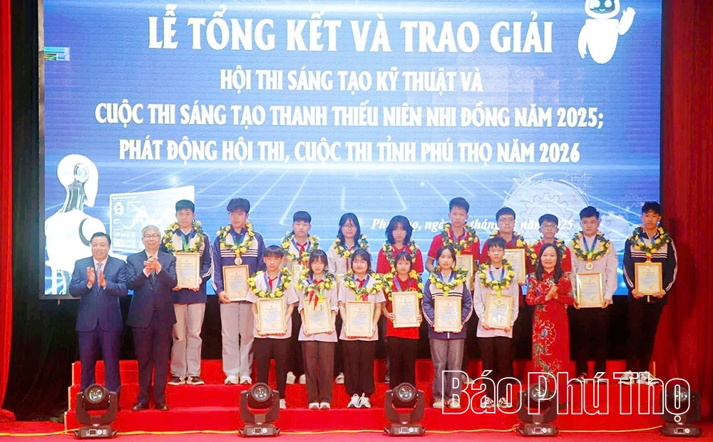 Trao giải Cuộc thi sáng tạo Thanh thiếu niên nhi đồng, Hội thi sáng tạo kỹ thuật tỉnh năm 2025