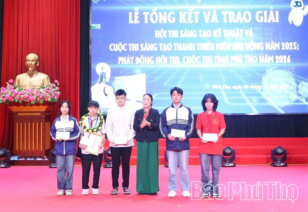 Trao giải Cuộc thi sáng tạo Thanh thiếu niên nhi đồng, Hội thi sáng tạo kỹ thuật tỉnh năm 2025
