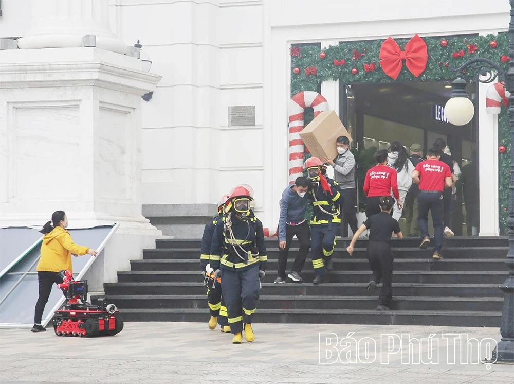 Tổng duyệt thực tập phương án chữa cháy và cứu nạn, cứu hộ cấp tỉnh năm 2025