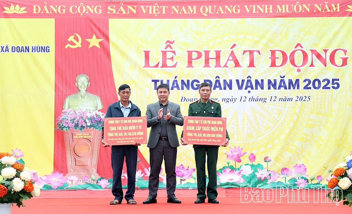Xã Đoan Hùng phát động Tháng Dân vận năm 2025