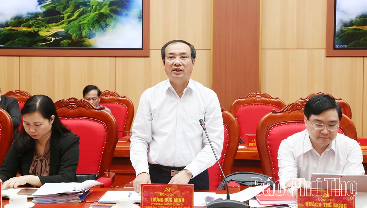 Ban Thường vụ Tỉnh ủy kiểm điểm tập thể, cá nhân năm 2025