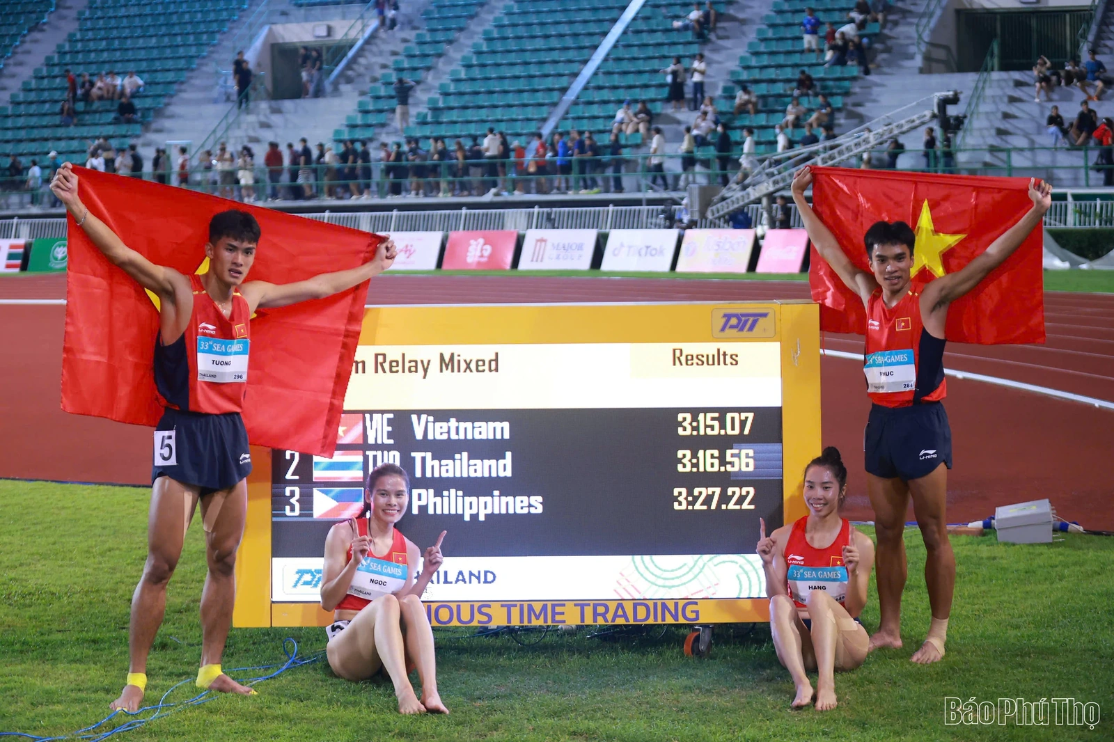 Vận động viên Phú Thọ xuất sắc giành Huy chương Vàng và phá kỷ lục SEA Games