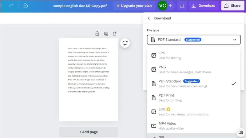 Cách chuyển Word sang PDF online miễn phí