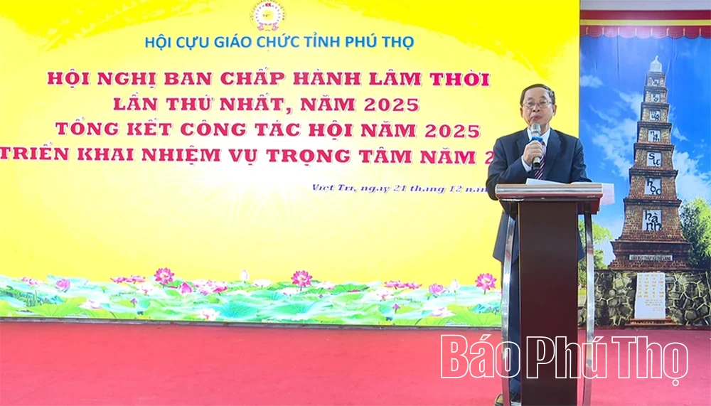 Hội nghị Ban Chấp hành Lâm thời Hội Cựu giáo chức tỉnh lần thứ I năm 2025