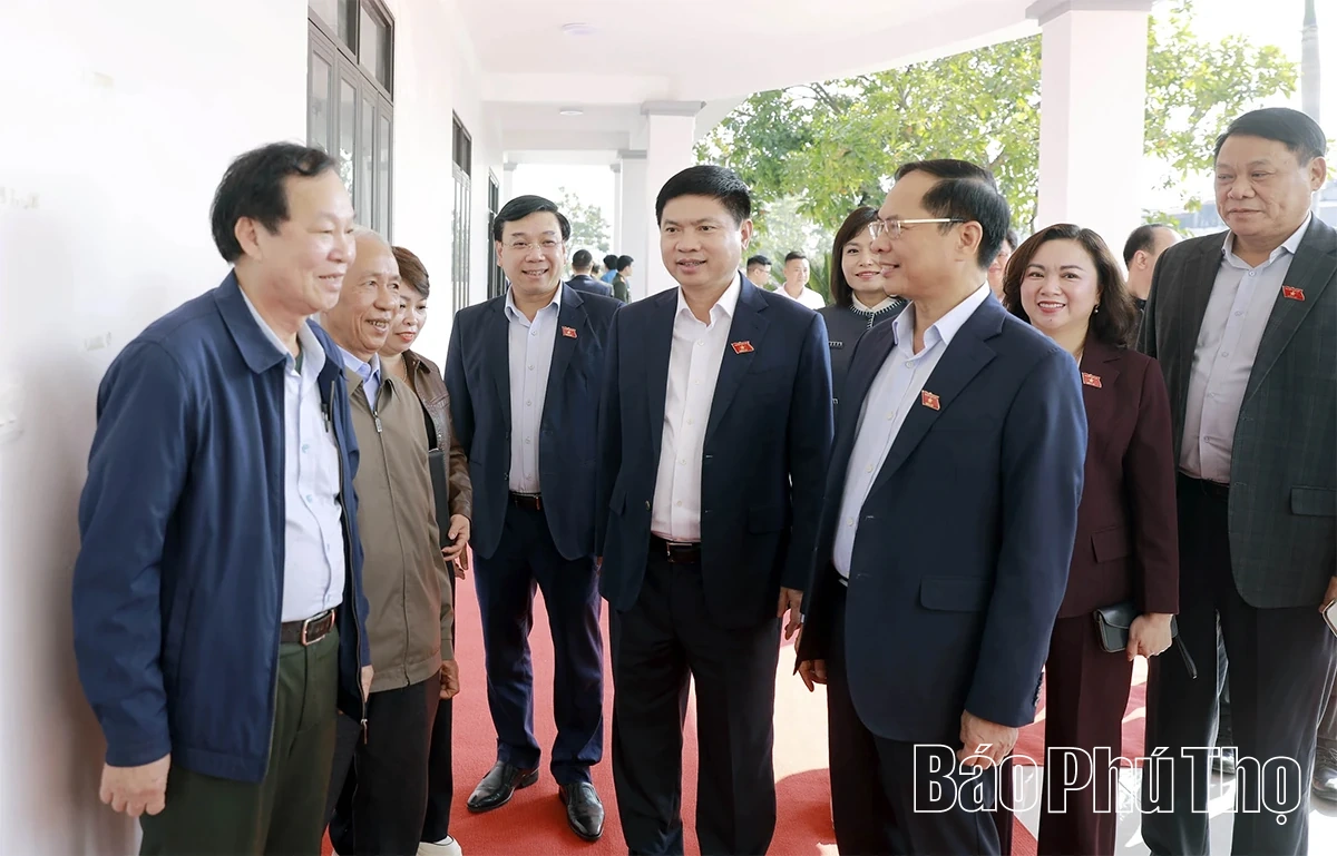 Đoàn ĐBQH tỉnh tiếp xúc cử tri các xã Bình Tuyền, Bình Xuyên, Bình Nguyên, Xuân Lãng