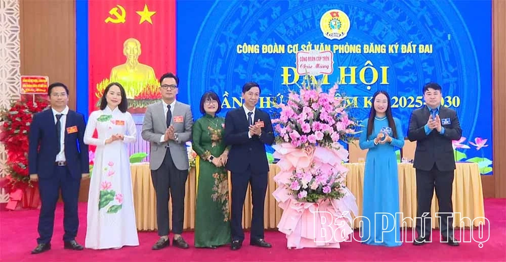 Đại hội Công đoàn cơ sở Văn phòng Đăng ký đất đai lần thứ I, nhiệm kỳ 2025 - 2030
