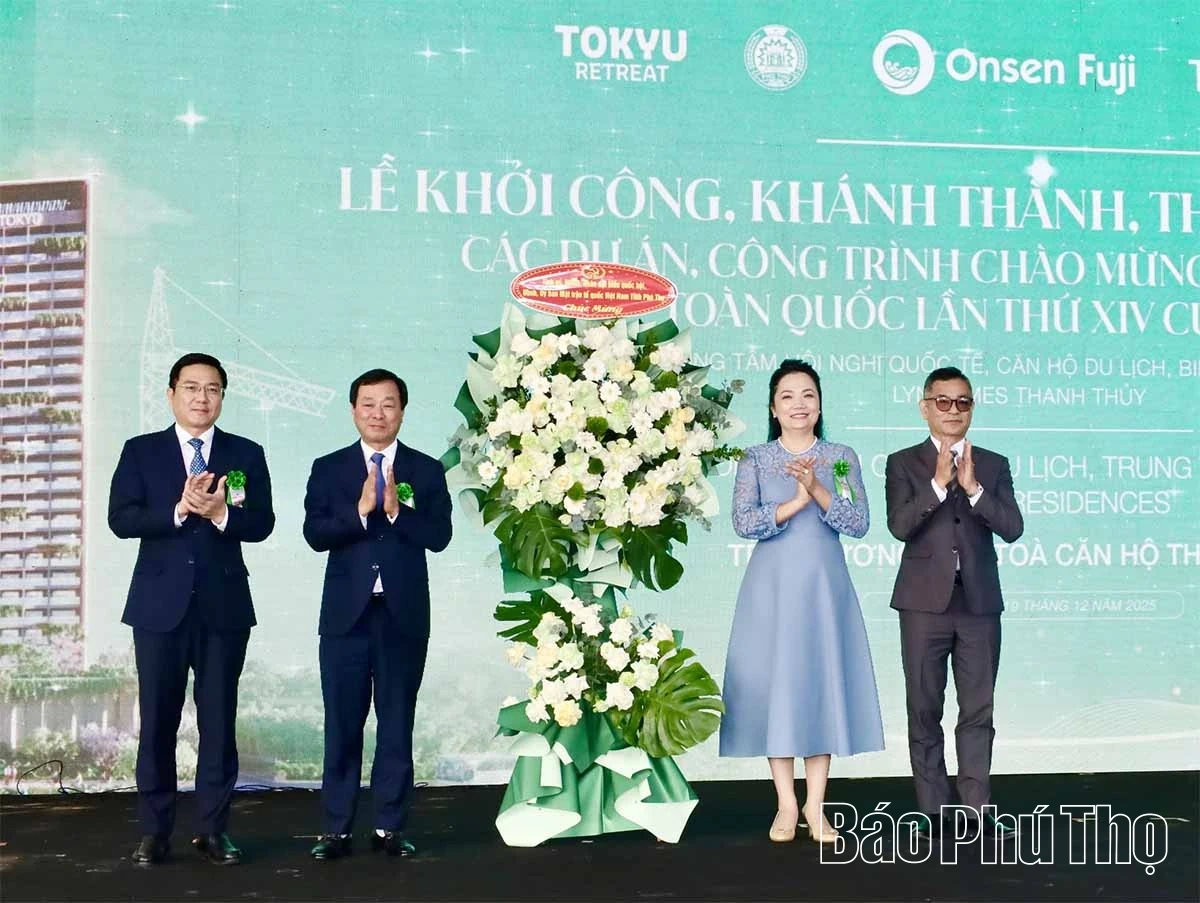 Khởi công Trung tâm Hội nghị quốc tế, căn hộ du lịch và biệt thự du lịch nghỉ dưỡng LynnTimes Thanh Thủy