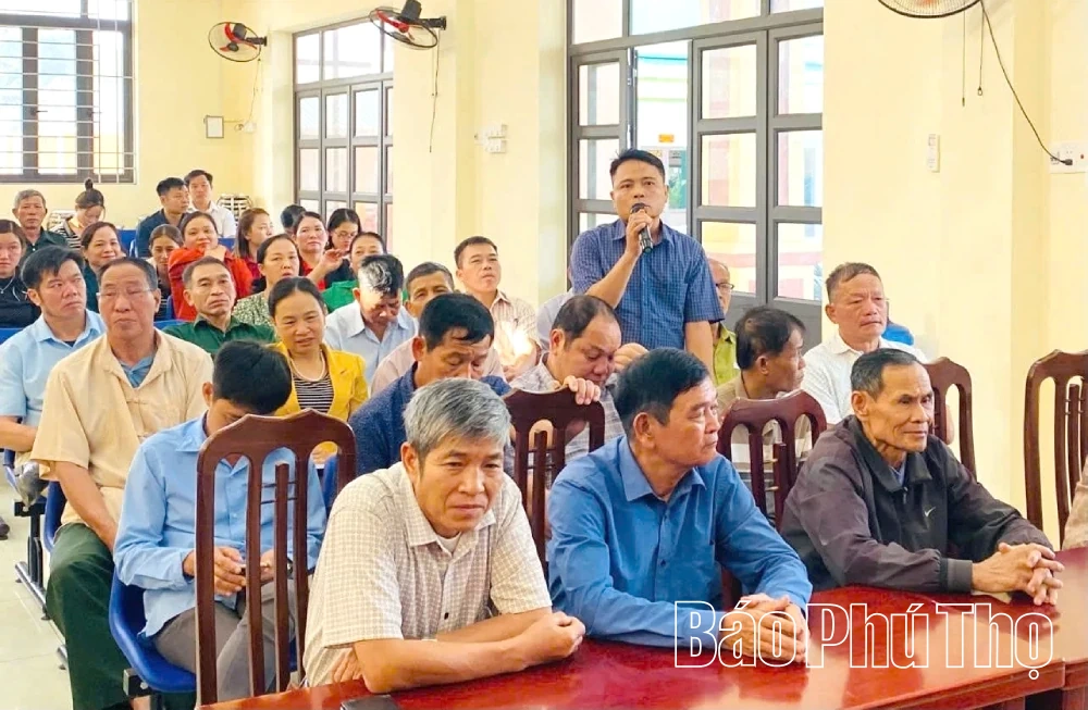 Tổ Đại biểu HĐND tỉnh tiếp xúc cử tri xã Đại Đồng