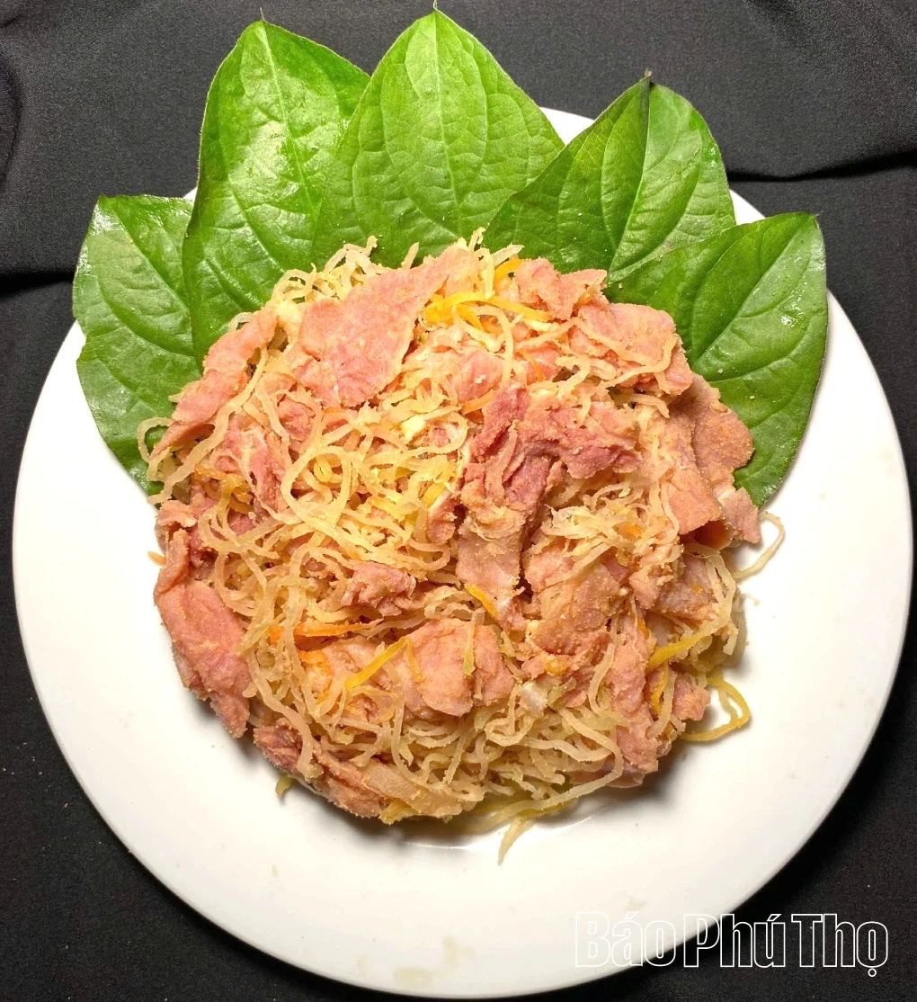 Fermented Pork with Papaya - The Flavor of Tan Sons Muong Region