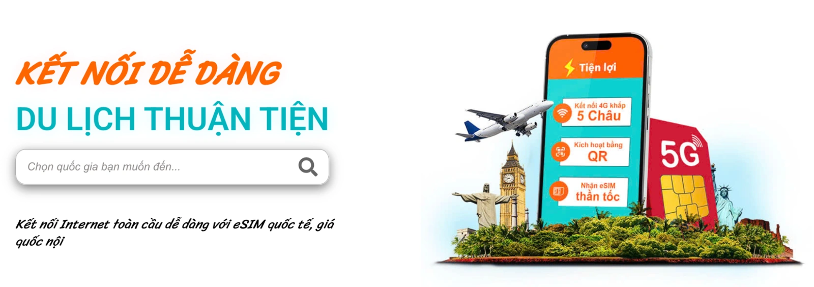 Du lịch Thái Lan dễ dàng hơn với eSIM tốc độ cao từ Hugosim.vn