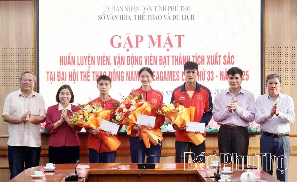 Gặp mặt HLV, VĐV đạt thành tích xuất sắc tại SEA Games 33