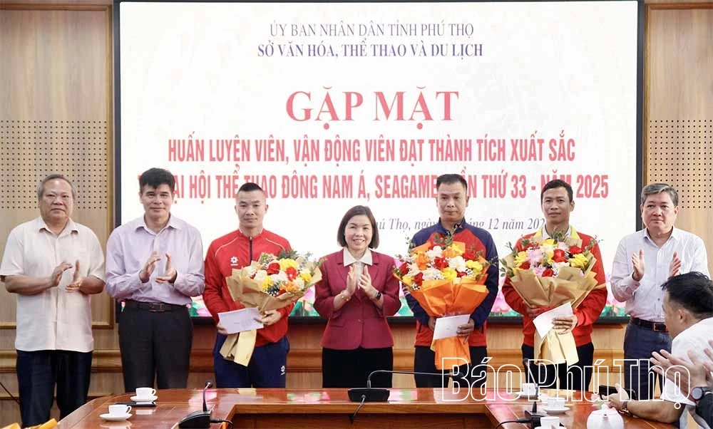 Gặp mặt HLV, VĐV đạt thành tích xuất sắc tại SEA Games 33