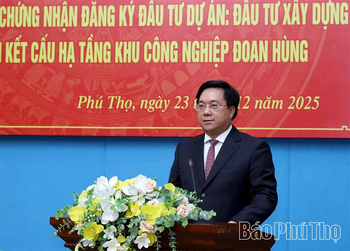 Trao Giấy chứng nhận đăng ký đầu tư cho Tập đoàn Amata