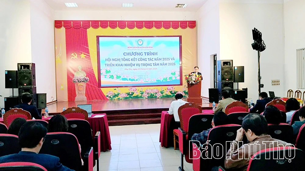 Bệnh viện Đa khoa Hòa Bình tổng kết công tác năm 2025