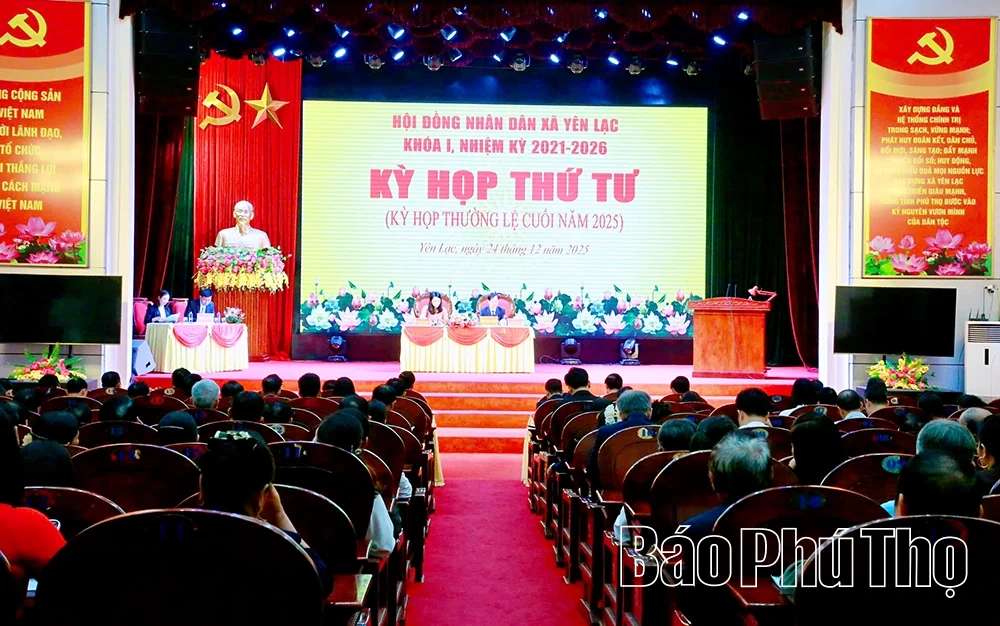 Kỳ họp thứ 4, HĐND xã Yên Lạc khóa I, nhiệm kỳ 2021-2026