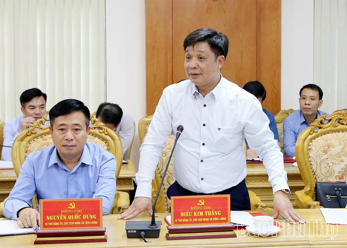 Phó Chủ tịch UBND tỉnh Nguyễn Huy Ngọc thăm, làm việc tại các xã khu vực Cẩm Khê