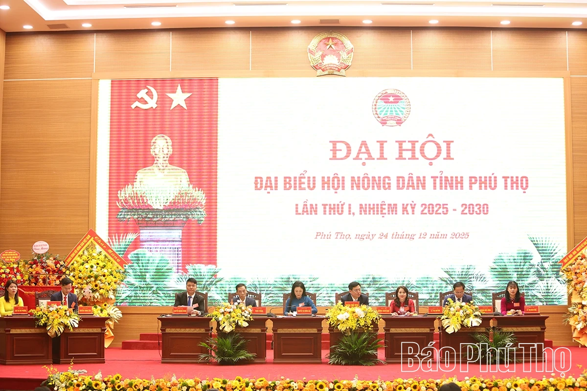 Đại hội đại biểu Hội Nông dân tỉnh Phú Thọ lần thứ I, nhiệm kỳ 2025-2030