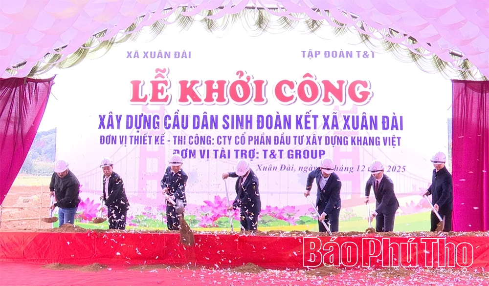Khởi công xây dựng cầu dân sinh Đoàn Kết tại xã Xuân Đài