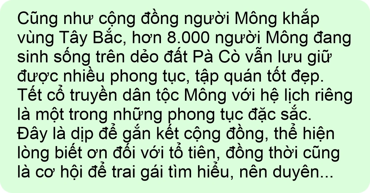 Khám phá Tết của đồng bào Mông ở Pà Cò