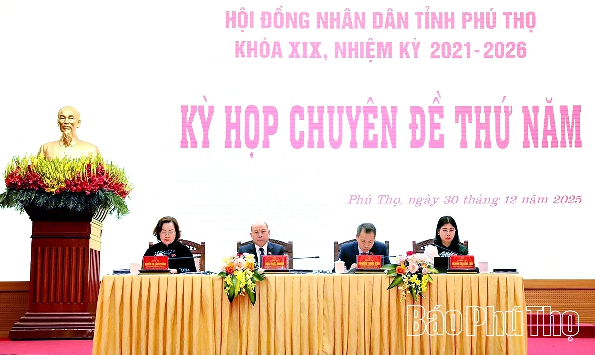 Kỳ họp chuyên đề thứ năm, HĐND tỉnh khóa XIX: Thông qua 16 nghị quyết quan trọng