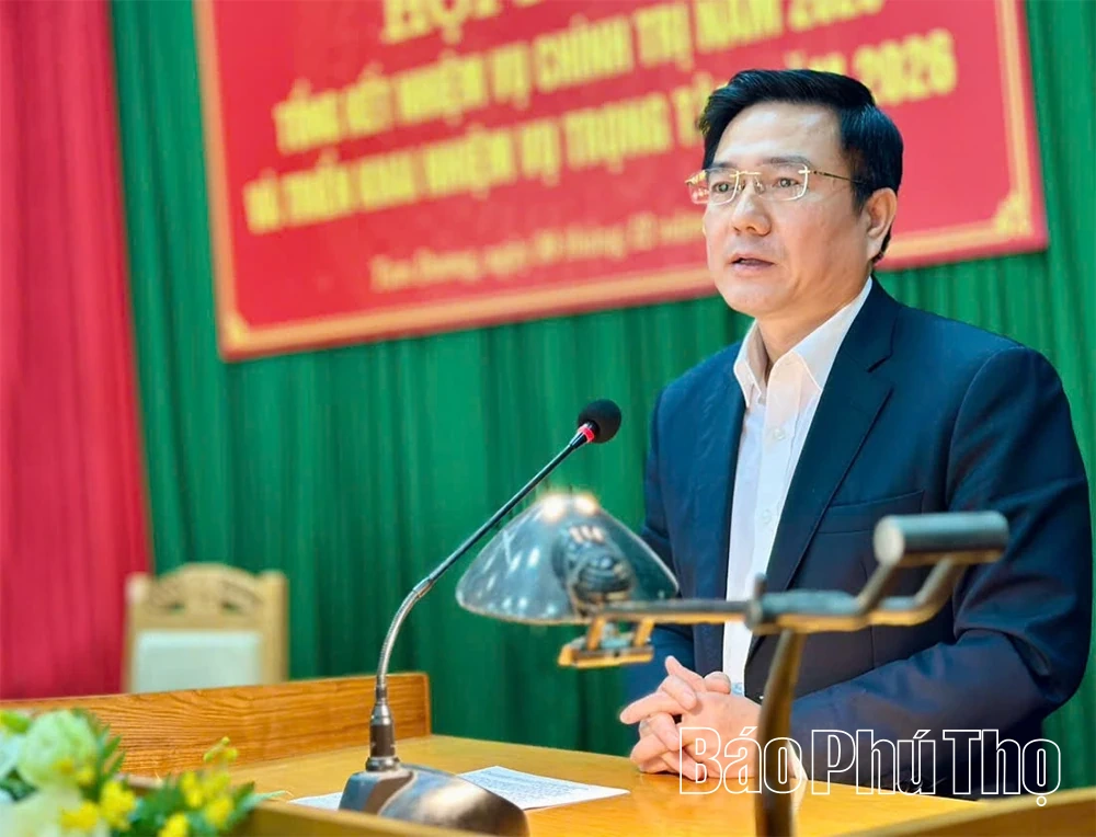 Đảng ủy xã Tam Dương triển khai nhiệm vụ năm 2026