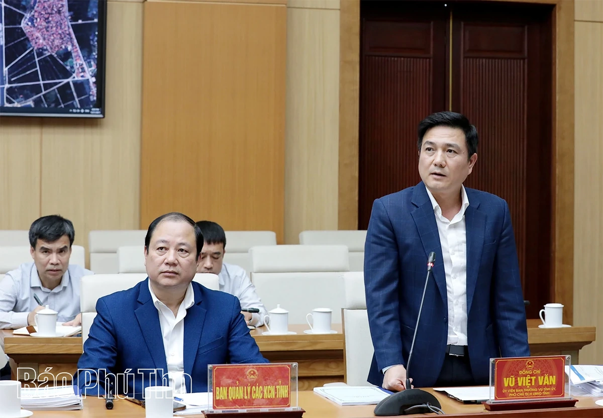 Chủ tịch UBND tỉnh cho ý kiến thẩm định quy hoạch phân khu các khu công nghiệp