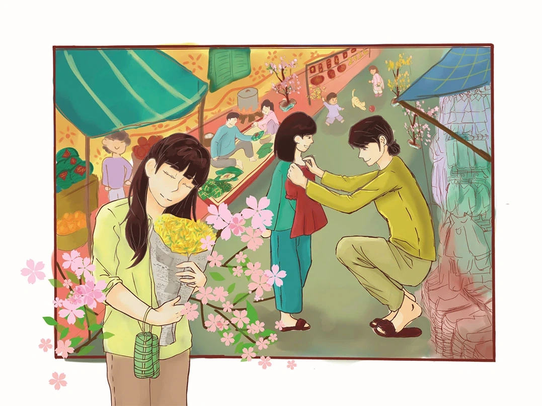 Phiên chợ cuối năm