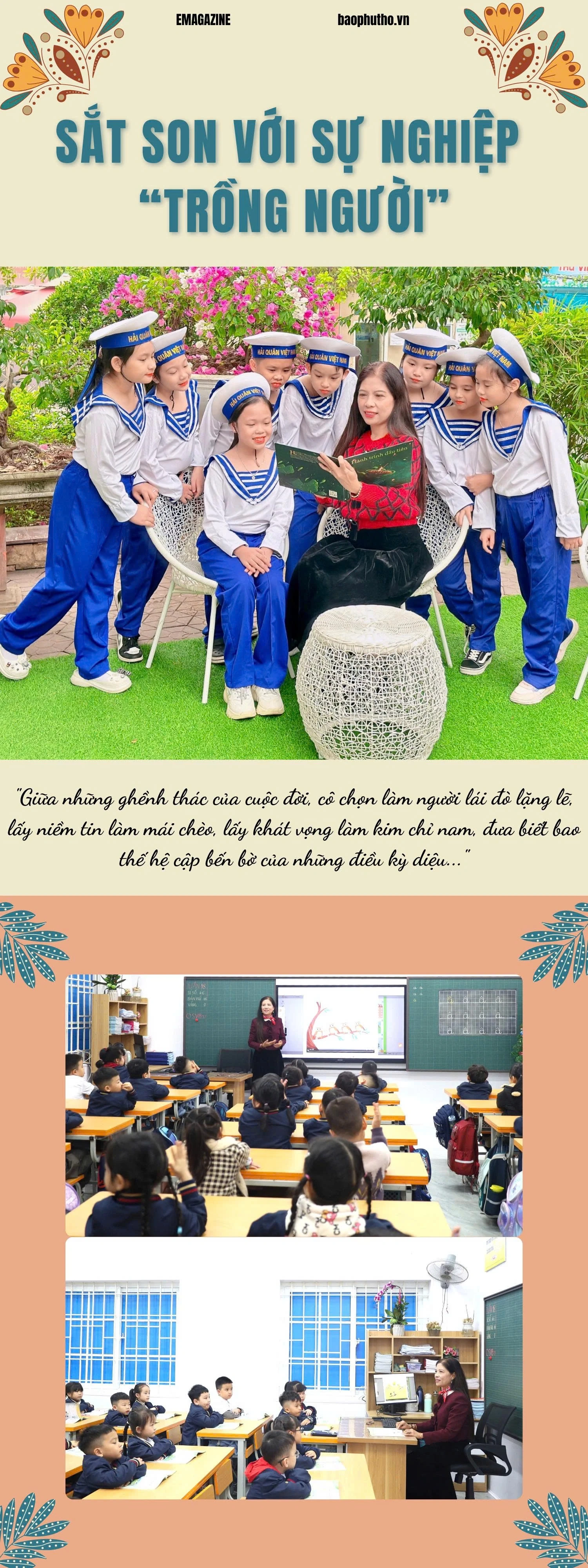 Sắt son với sự nghiệp “trồng người”