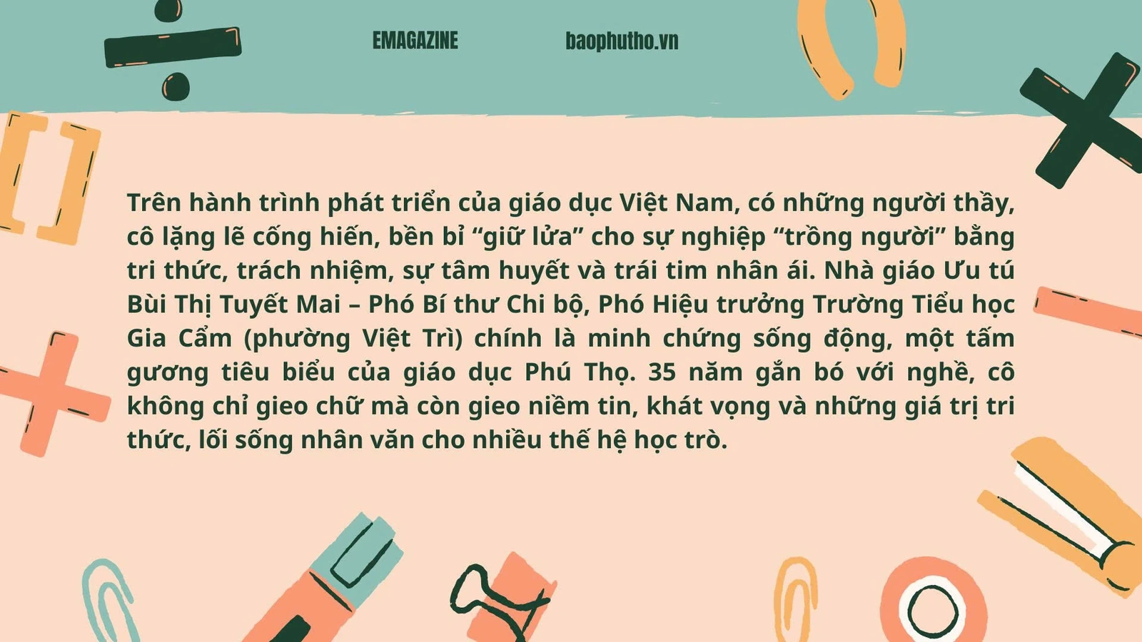 Sắt son với sự nghiệp “trồng người”