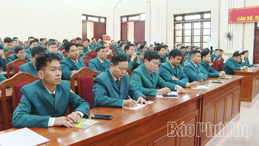 Tập huấn cán bộ Dân quân tự vệ năm 2026
