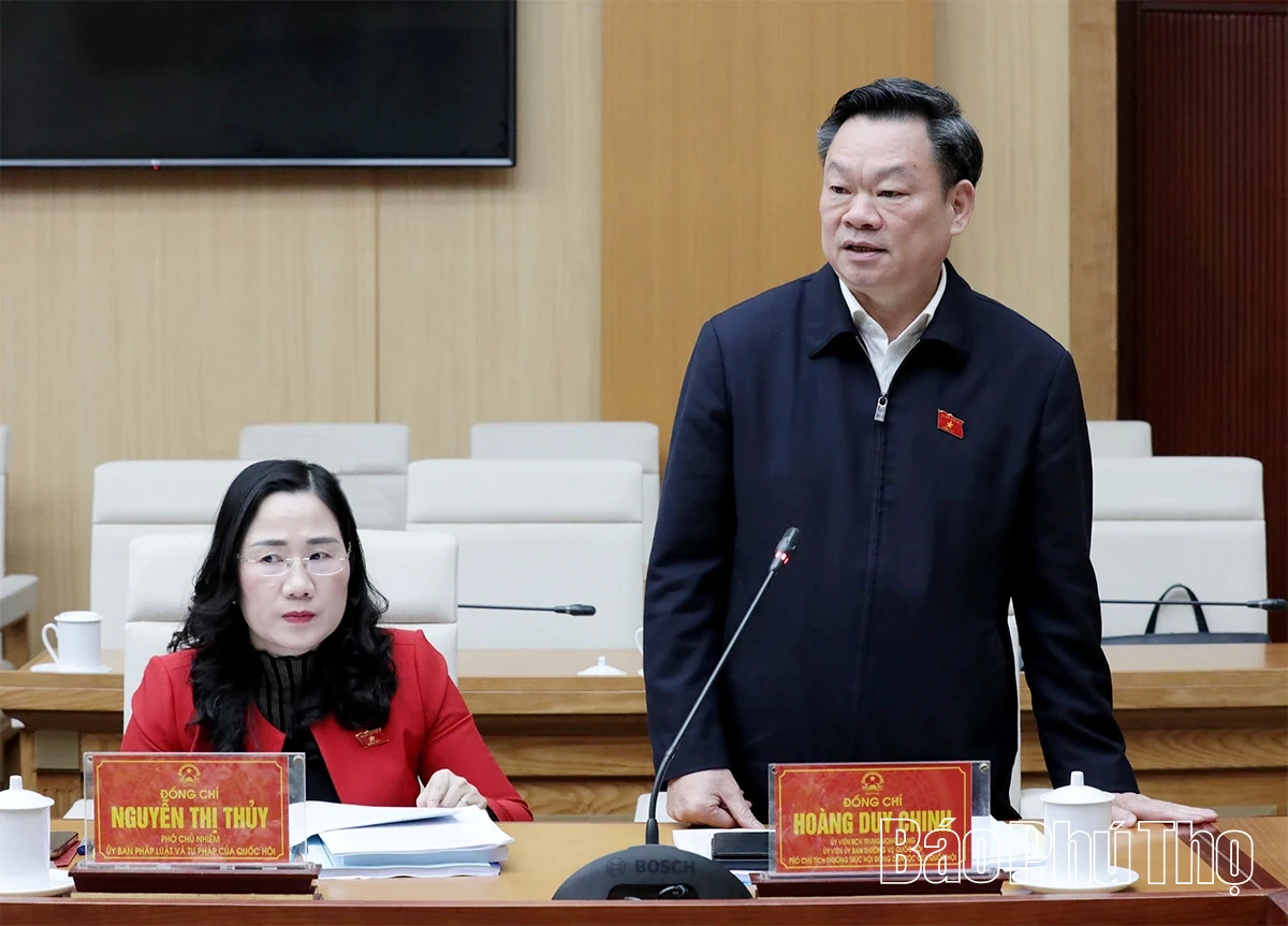 Ủy ban Thường vụ Quốc hội – Hội đồng bầu cử quốc gia giám sát, kiểm tra công tác bầu cử tại tỉnh Phú Thọ