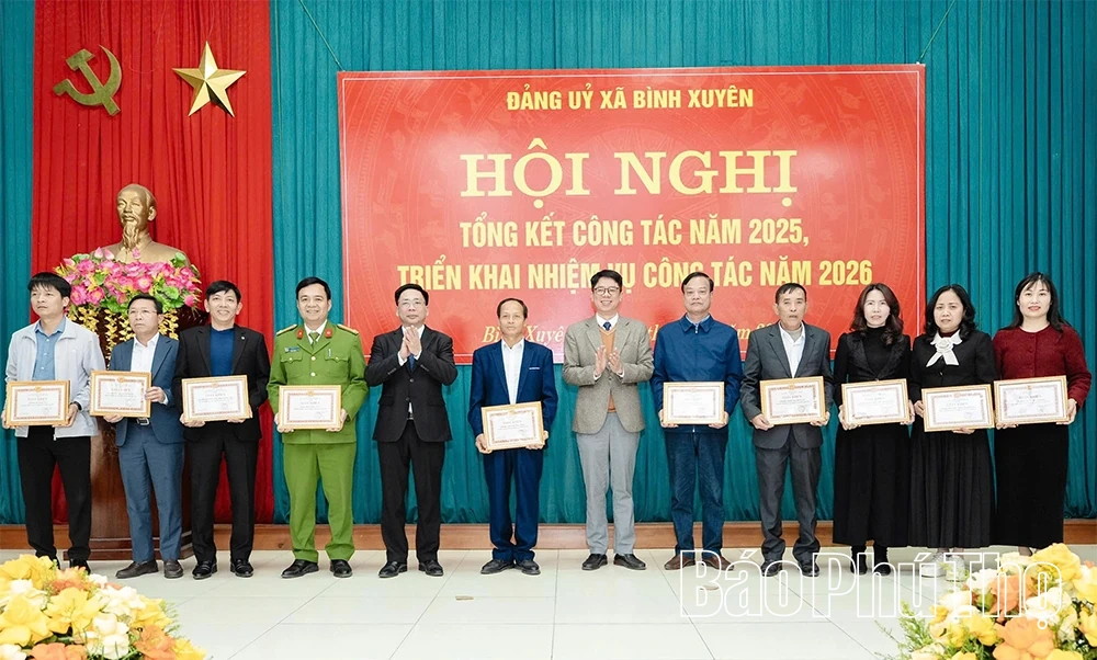 Đảng ủy xã Bình Xuyên triển khai nhiệm vụ năm 2026