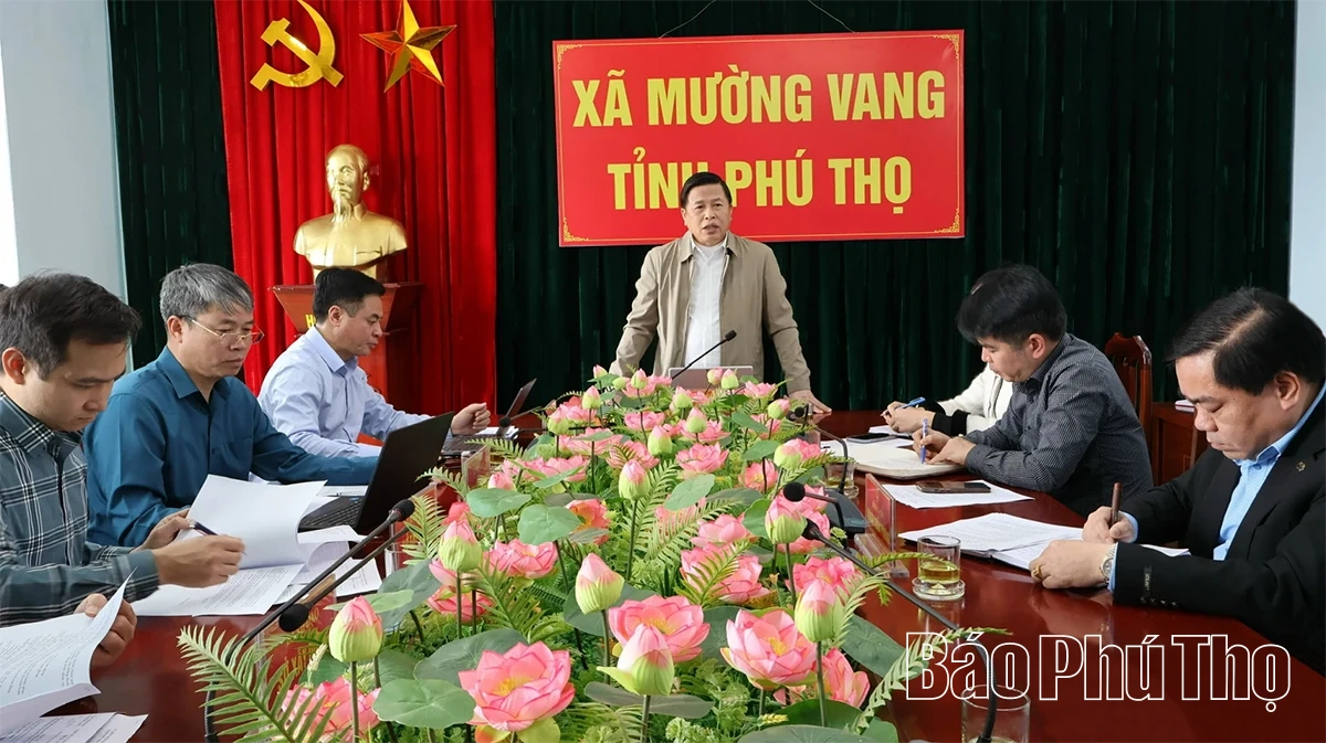 Kiểm tra các dự án khắc phục hậu quả thiên tai tại khu vực Hòa Bình