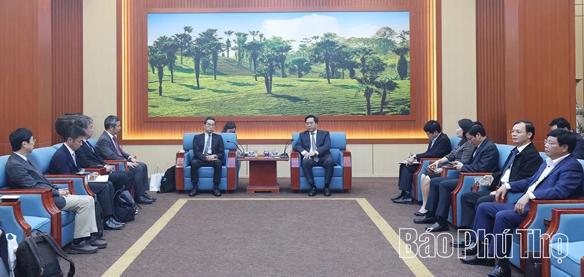 Phú Thọ tăng cường hợp tác với các doanh nghiệp Nhật Bản