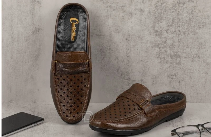 Giày sục nam Chu Hải Nam: Xỏ nhanh, da bò thật, tiện lợi mà vẫn lịch lãm