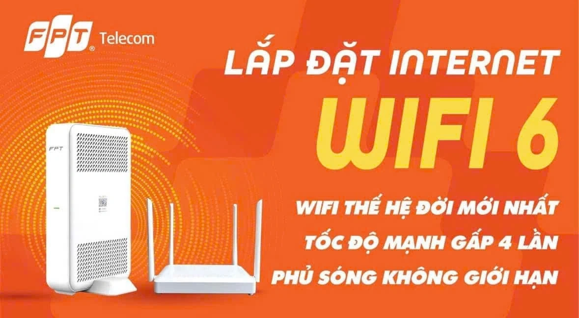 Lắp Mạng Internet FPT WiFi 6: Bước đột phá công nghệ kết nối cho năm 2026