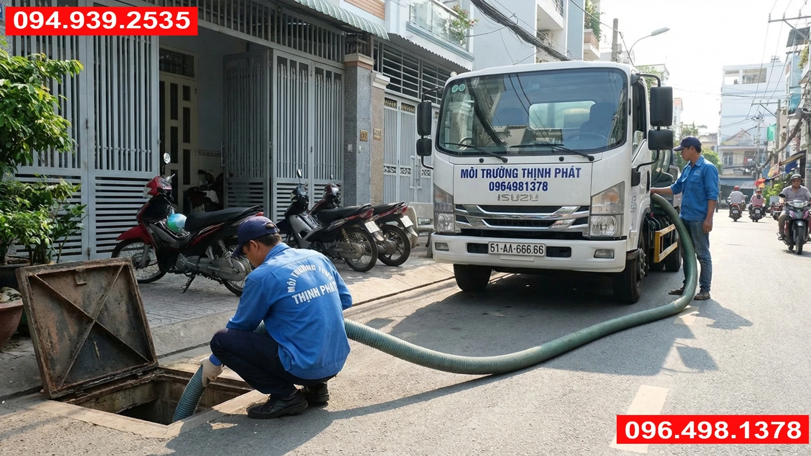 Thông bồn cầu, hút bể phốt giá rẻ 99k, sạch 100%, bảo hành 5 năm thịnh phát toàn quốc