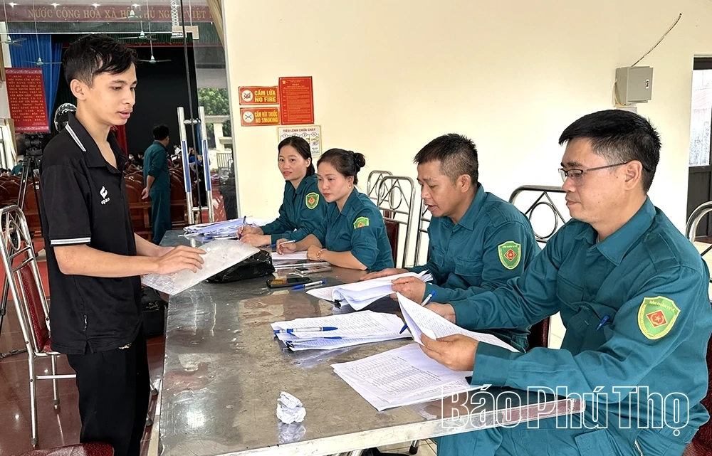 Ban Chỉ huy Phòng thủ khu vực 4 - Vĩnh Yên: Bảo đảm chỉ tiêu giao quân