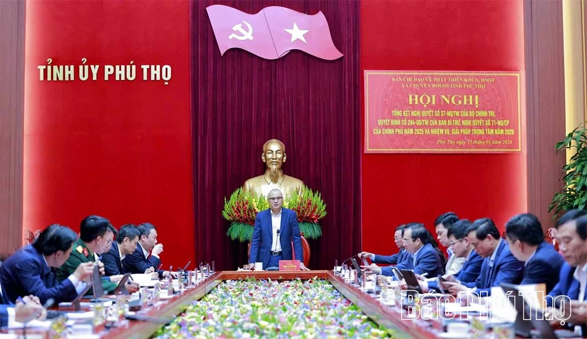 Đẩy mạnh phát triển khoa học, công nghệ, đổi mới sáng tạo và chuyển đổi số tạo động lực phát triển kinh tế - xã hội, phục vụ tốt nhất người dân và doanh nghiệp