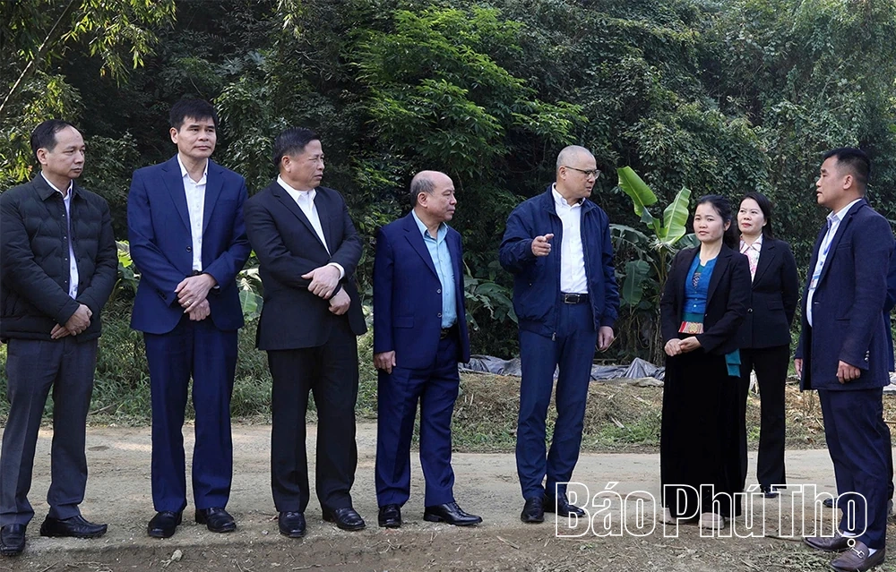 Bí thư Tỉnh ủy Phạm Đại Dương làm việc với các xã Tân Lạc, Toàn Thắng, Mường Bi, Mường Hoa, Vân Sơn