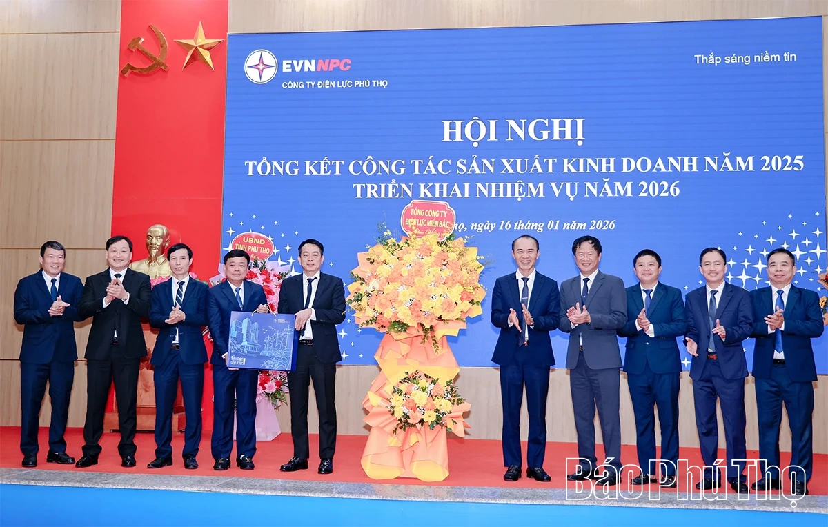 Công ty Điện lực Phú Thọ triển khai nhiệm vụ năm 2026
