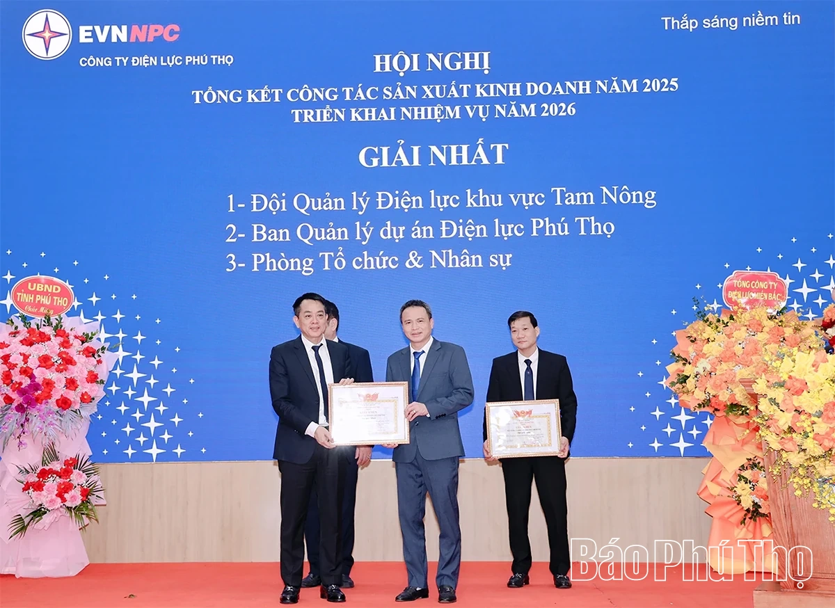 Công ty Điện lực Phú Thọ triển khai nhiệm vụ năm 2026