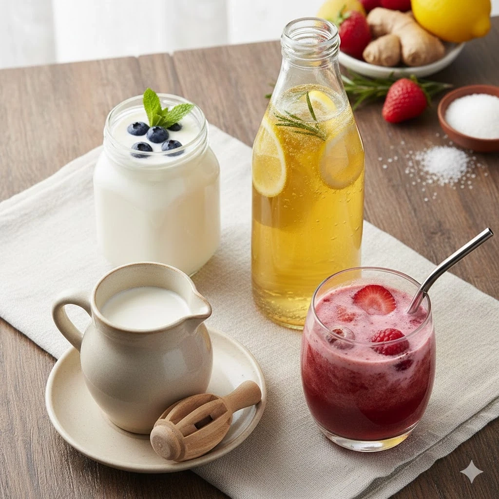 4 loại đồ uống nhiều lợi khuẩn, tốt cho hệ tiêu hóa hơn Kombucha